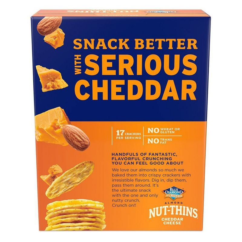 Blue Diamond Nut Thins Cheddar Cheese - 4.25oz