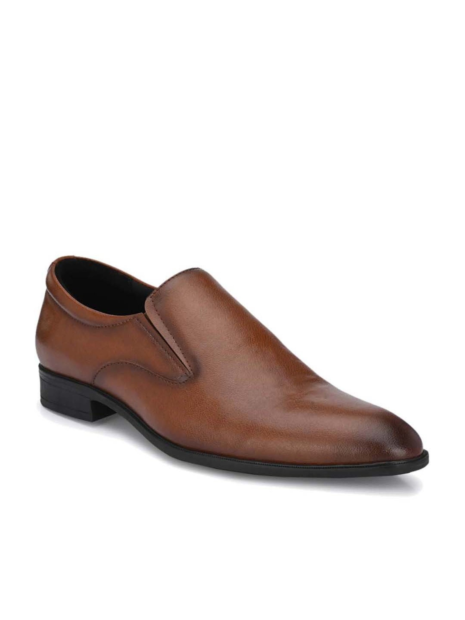 Delize Men's Tan Formal Loafers