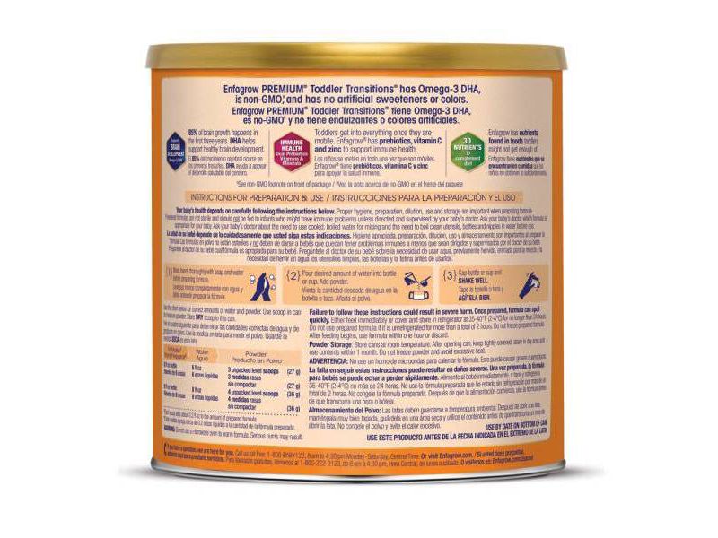 Enfagrow Toddler Transitions Powder Formula - 20oz