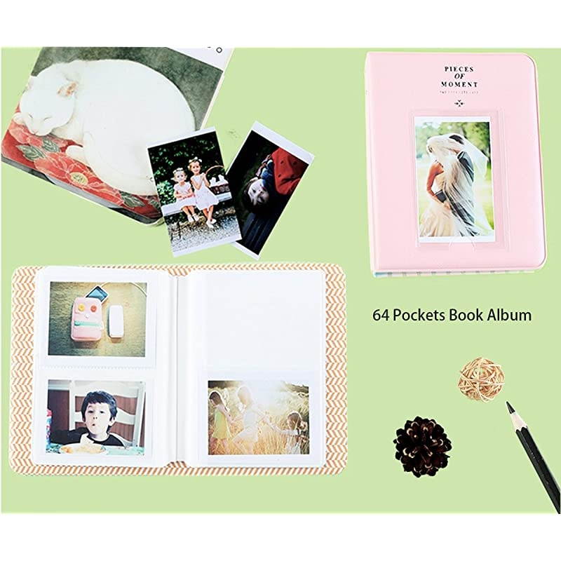 Case & Accessories Compatible with Fujifilm Instax Mini 9/8 / 8+ Instant Film Camera, Bundle Pack Include Album, Filters, Strap & Other Accessories. [Kitty,9 Items Kit] by