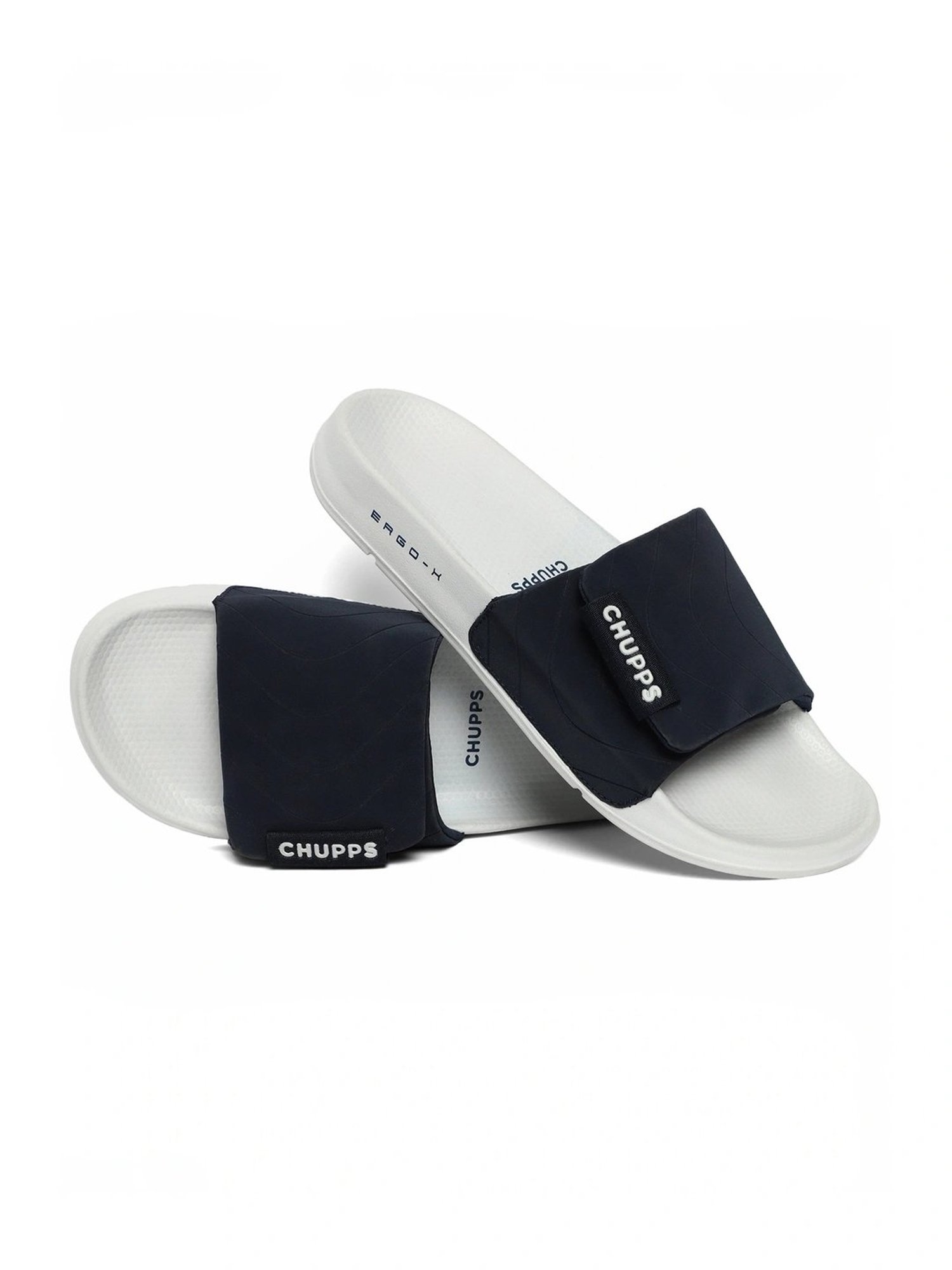 Chupps Men's Flow ErgoX Plus Navy Slides