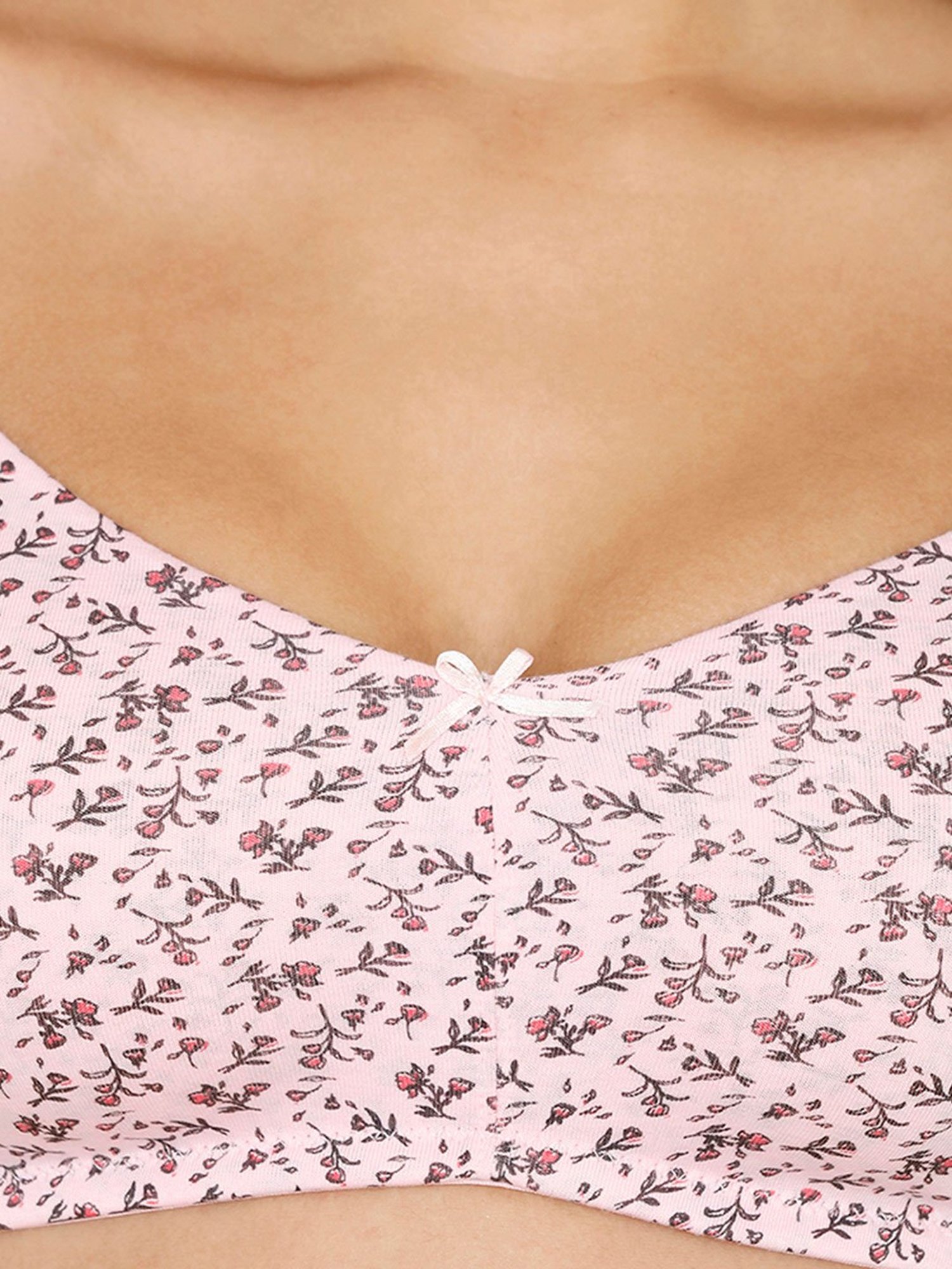 Rosaline by Zivame Baby Pink Non Wired Non Padded T-Shirt Bra