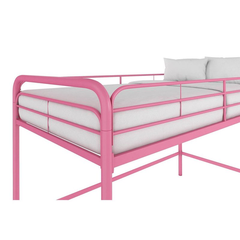 Adeline Junior Metal Loft Bed Pink - Room & Joy