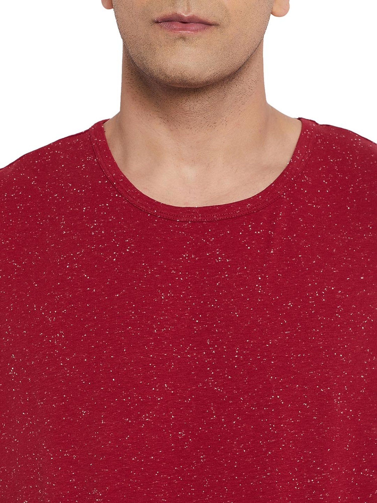 Hypernation Maroon Crew T-Shirt