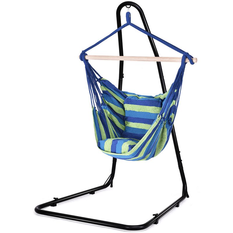 Key West Quilted Stripe Hammock - Blue
