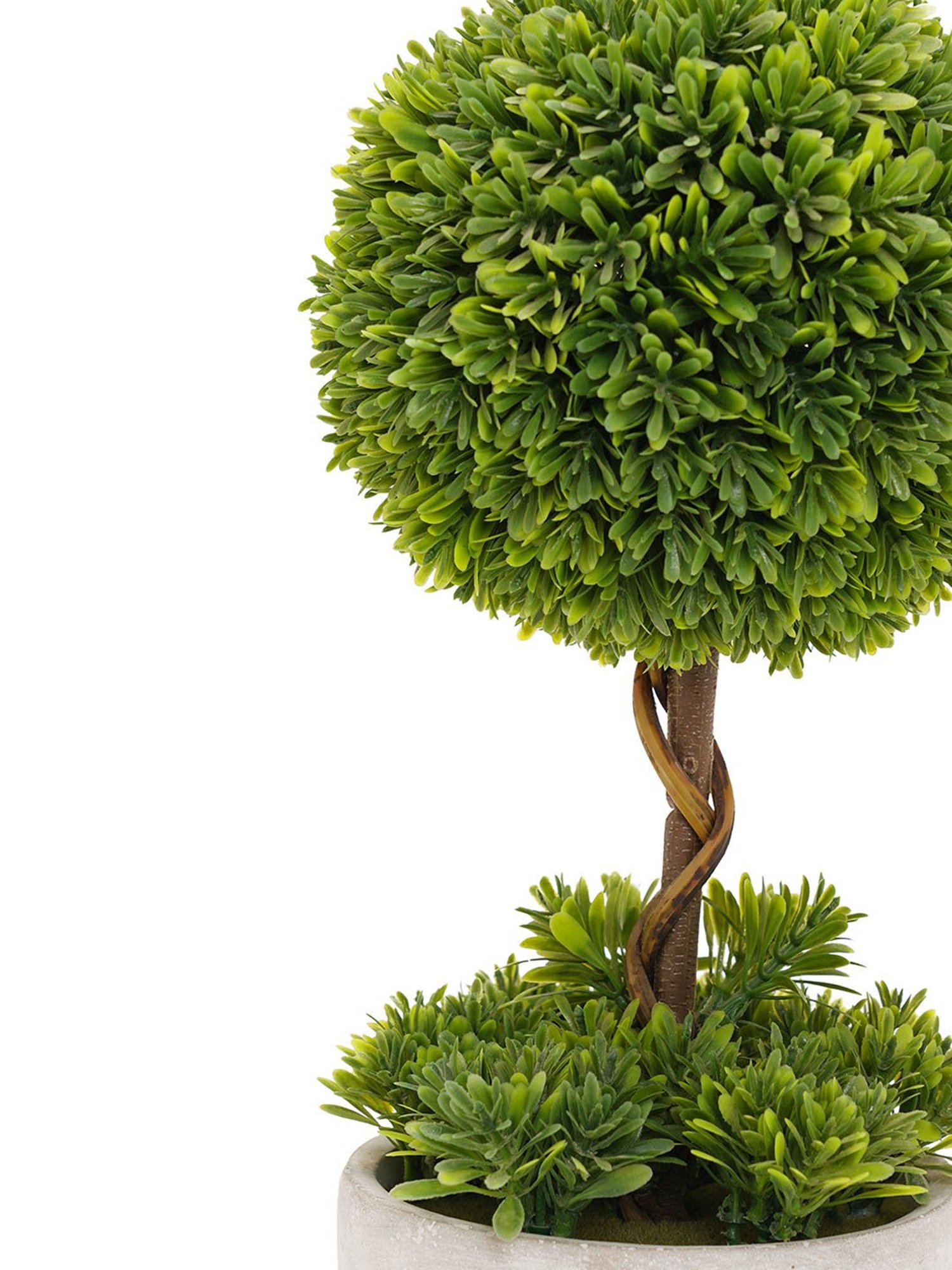 Pure Home and Living Green Plastic Potted Plants