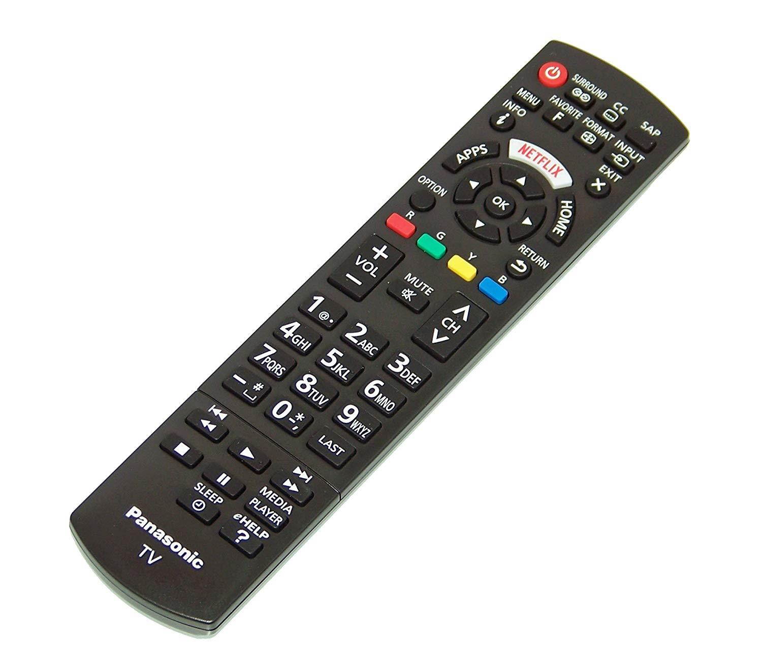 OEM Panasonic Remote Control Specifically For TCL50E60, TC-L50E60, TCL58E60, TC-L58E60, TCL65E60, TC-L65E60