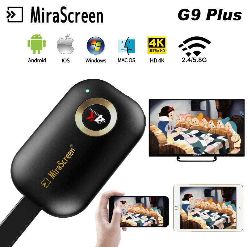 MiraScreen Miracast 1080P DLNA WiFi Display Receiver Wireless HDMI TV Dongle 2.4G/5.8G