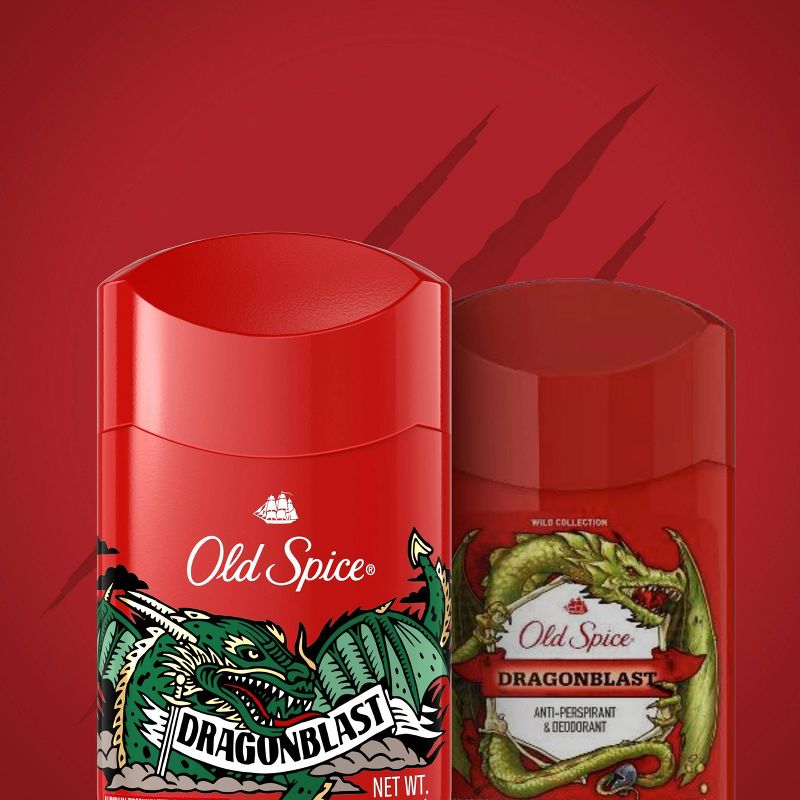 Old Spice Wild Collection Dragonblast Invisible Solid Antiperspirant & Deodorant - 2.6oz
