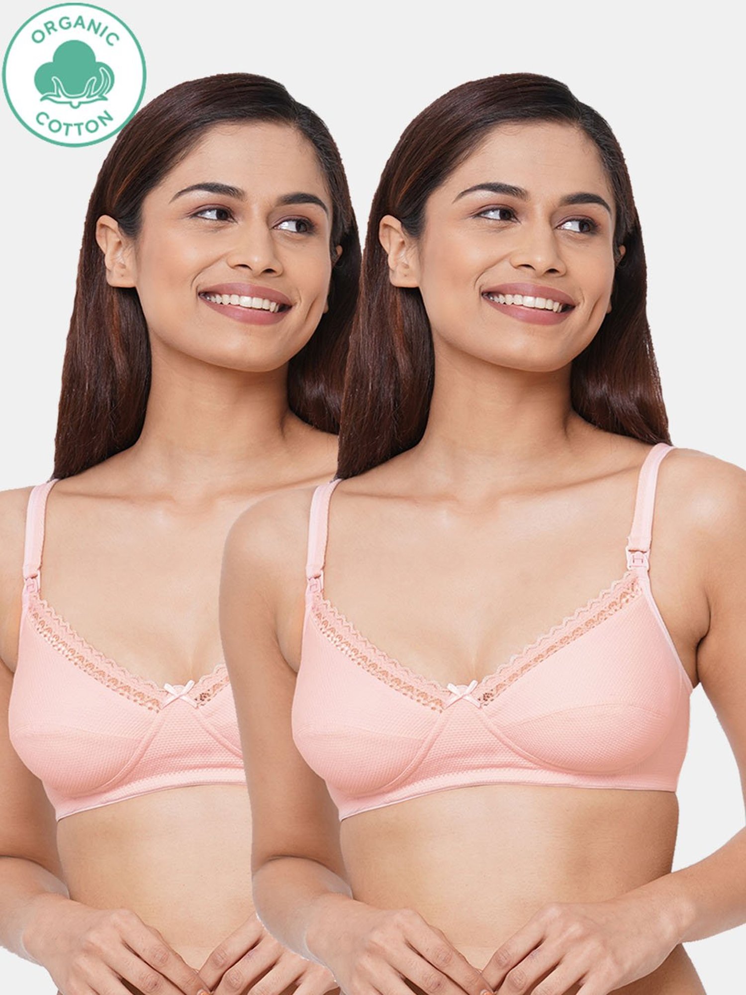 Mee Mee Pink Cotton Bra