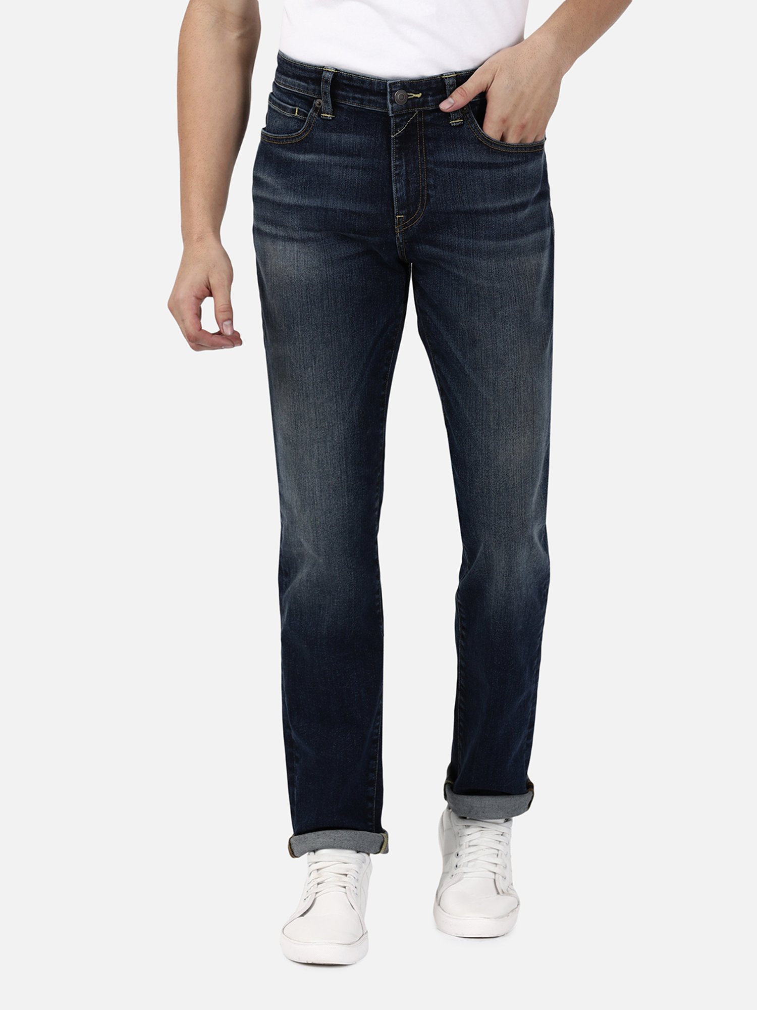 Passion Dark Blue Lightly Washed Jeans