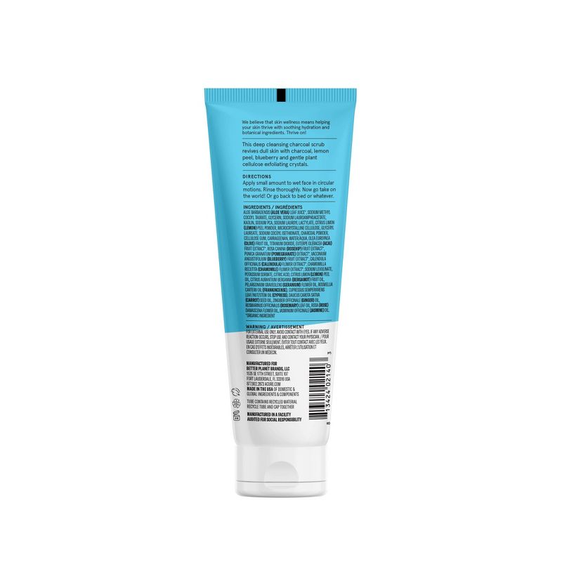 Acure Incredibly Clear Charcoal Lemonade Facial Scrub - 4 fl oz