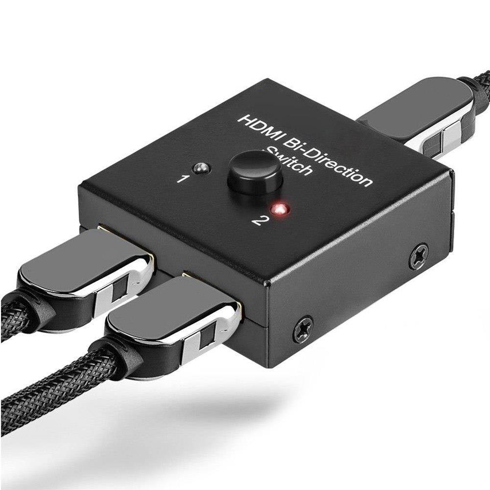 New Arrivials Fosmon 2x1 1x2 Ultra 4K Bi Direction HDMI 2.0 Switch Switcher Hub HDCP 3D 1080p