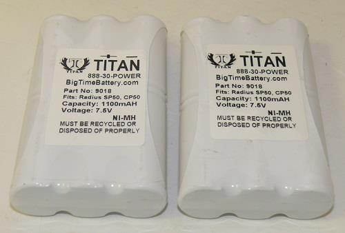 2pcs 1100mAh HNN9018 HNN9018A HNN9018AR Battery For Motorola Radius SP50 CP50