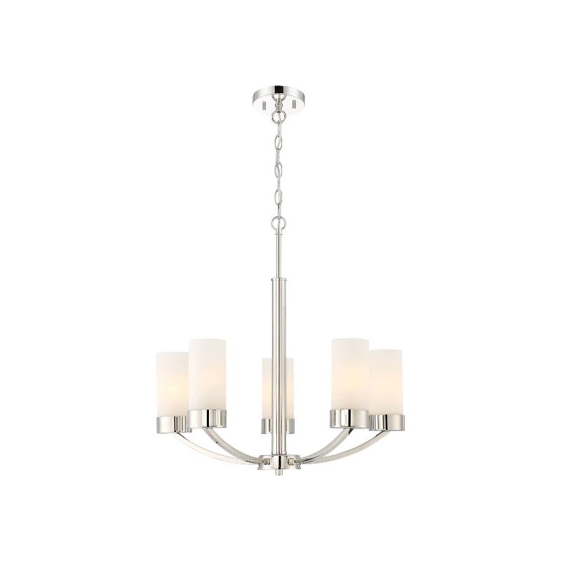Ceiling Lights Chandelier Polished Nickel - Aurora Lighting