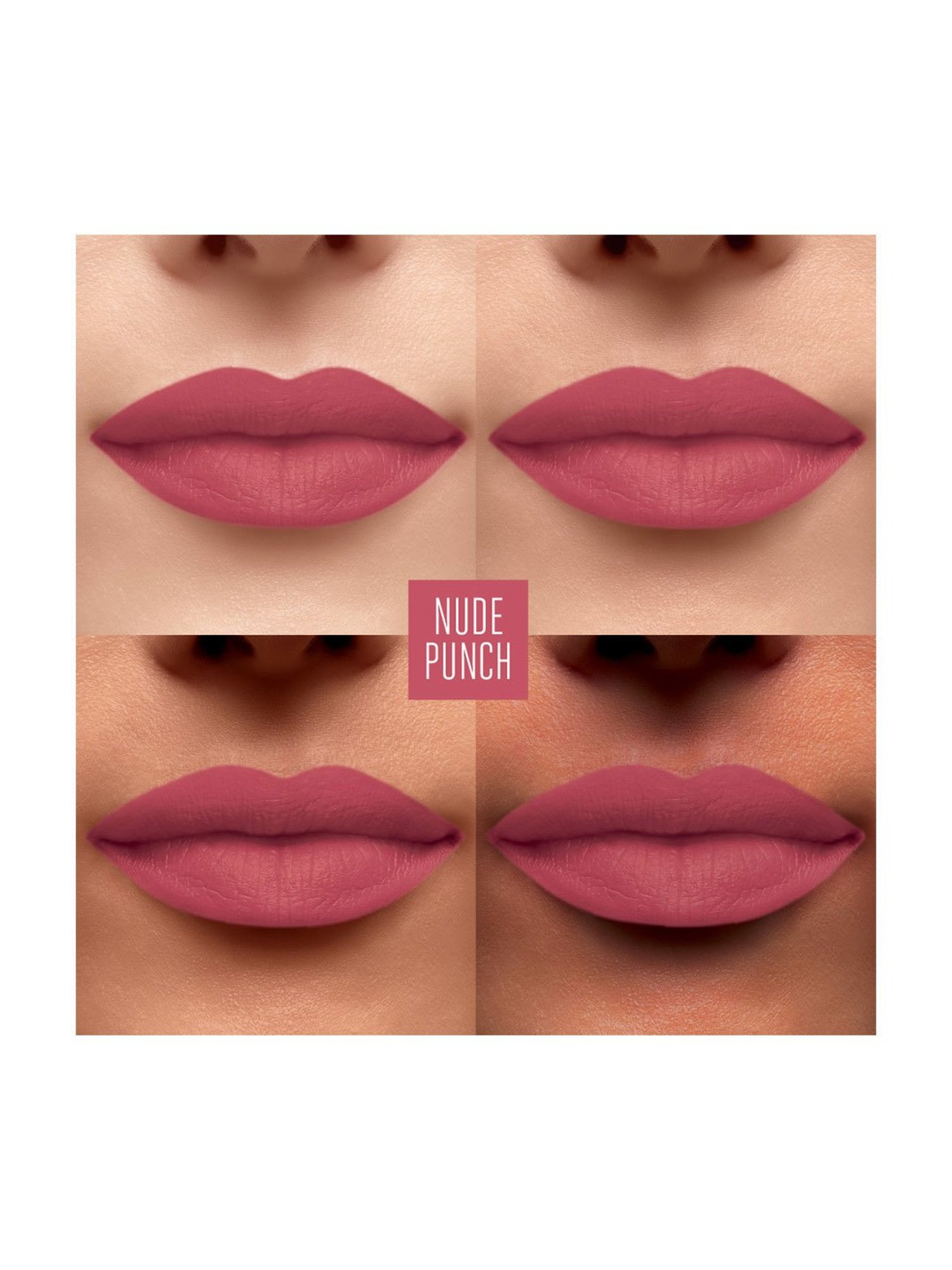 Lakme 9to5 Primer + Matte Liquid Lip Color MN4 Nude Punch - 4.2 ml