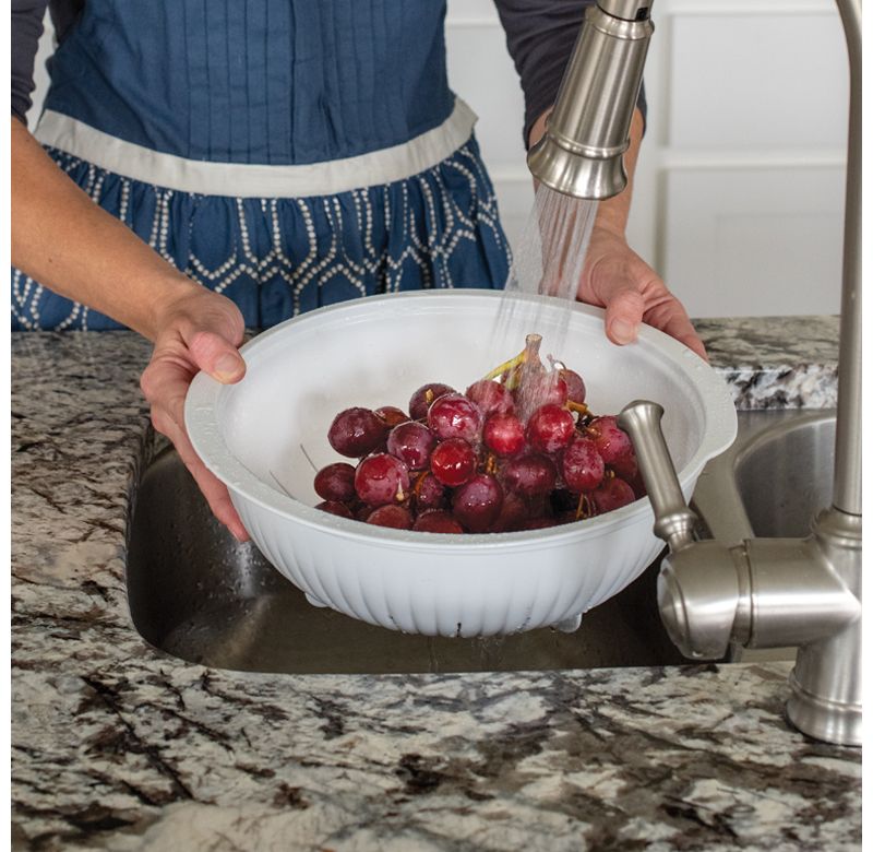 Norpro Stainless Steel Chinois Fine Mesh Soup Sauce Strainer Juicer with Stand and Rubberwood Pestle, Silver