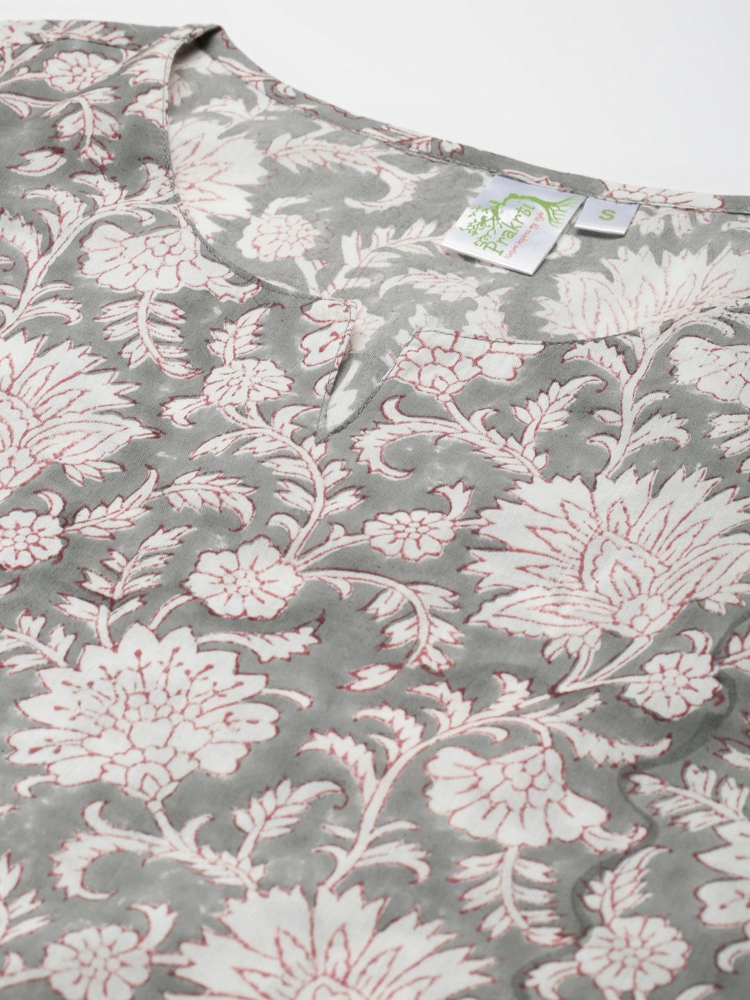 Prakrti Blue Cotton Printed Top Short Pant Set