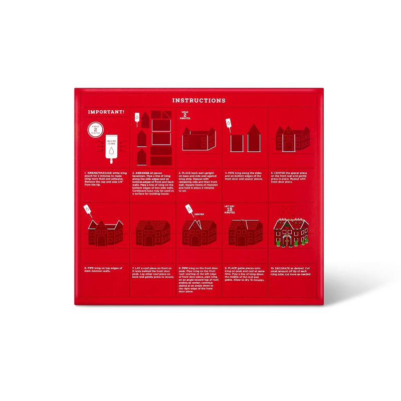 Holiday Gingerbread Mansion Kit - 68.4oz - Wondershop™