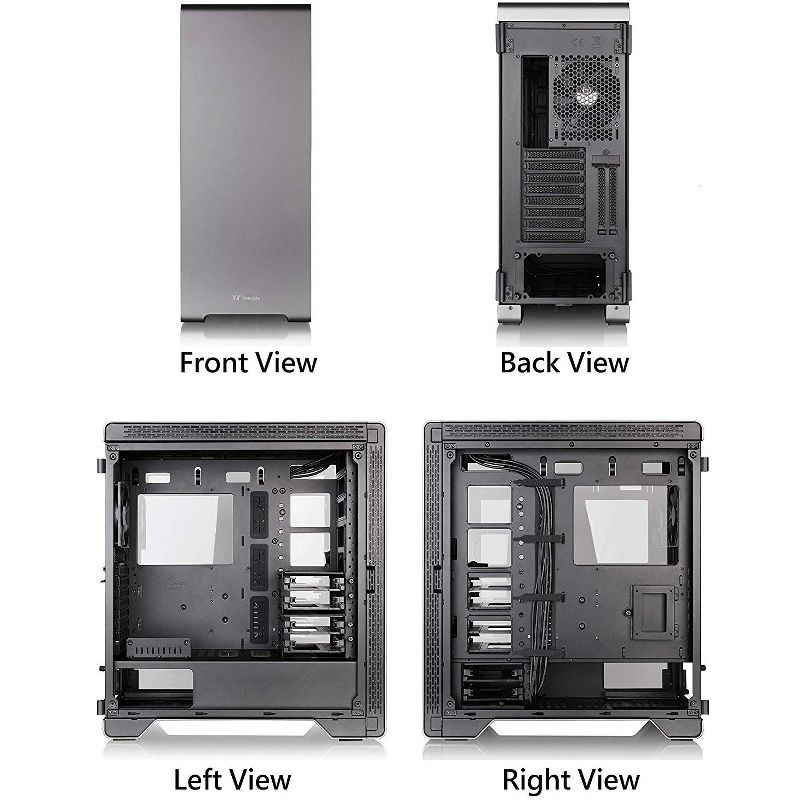 Fractal Design Node 202 Computer Case - Black - 2 x Bay - 1 x 450 W - Power Supply Installed - Mini ITX Motherboard Supported - 7.72 lb