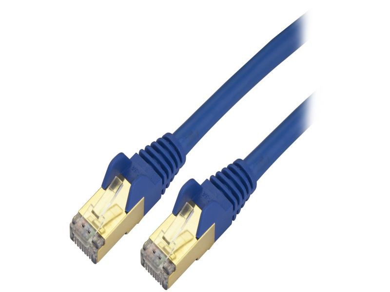 StarTech C6ASPAT6BK StarTech.com Cat6a Shielded Patch Cable - 6 ft. - Black - Snagless RJ45 Cable - Ethernet Cord - Cat 6a Cable