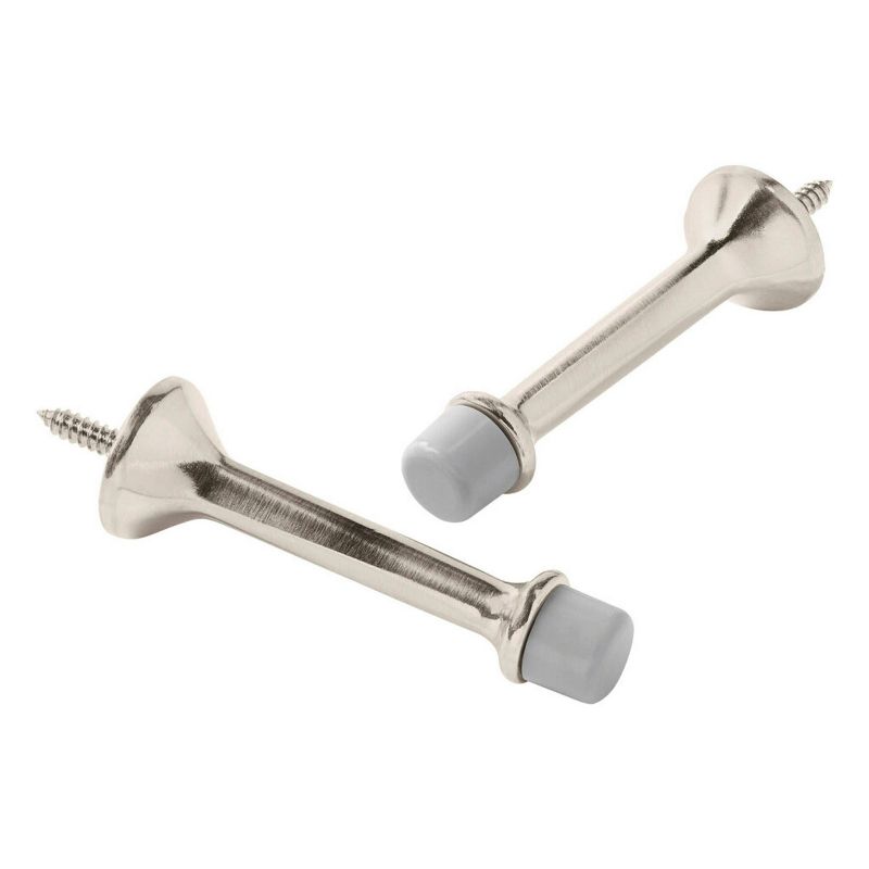 Scotch 3" Door Stops Satin Nickel
