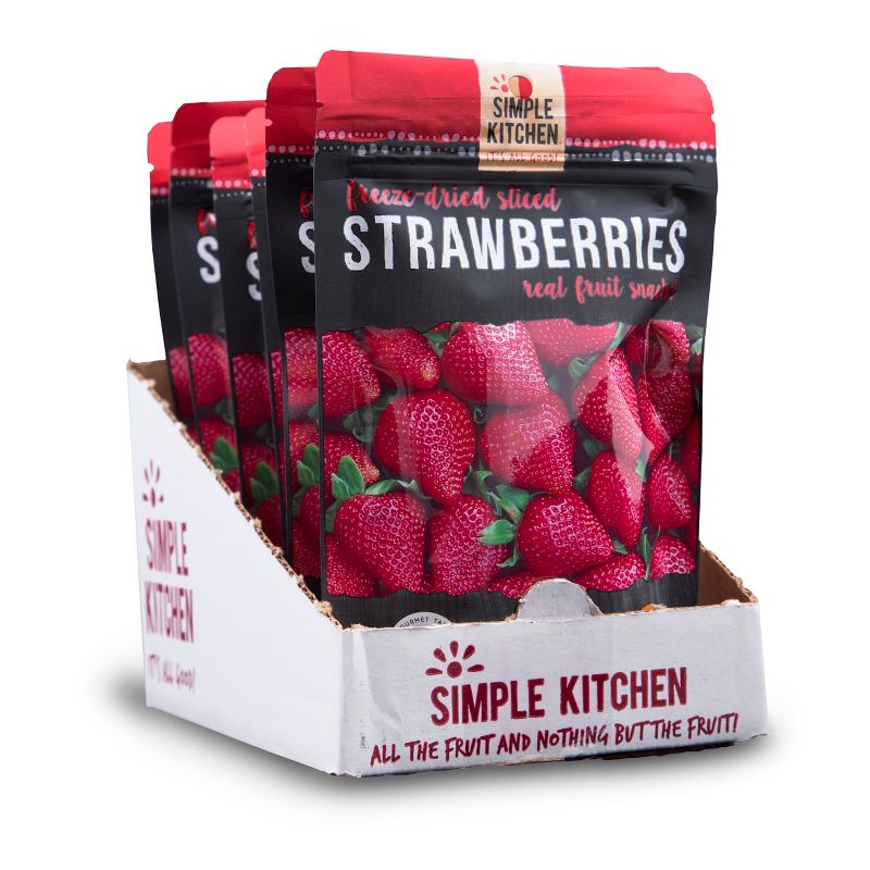 Wise Company Sliced Strawberries Freeze Dried 6ct