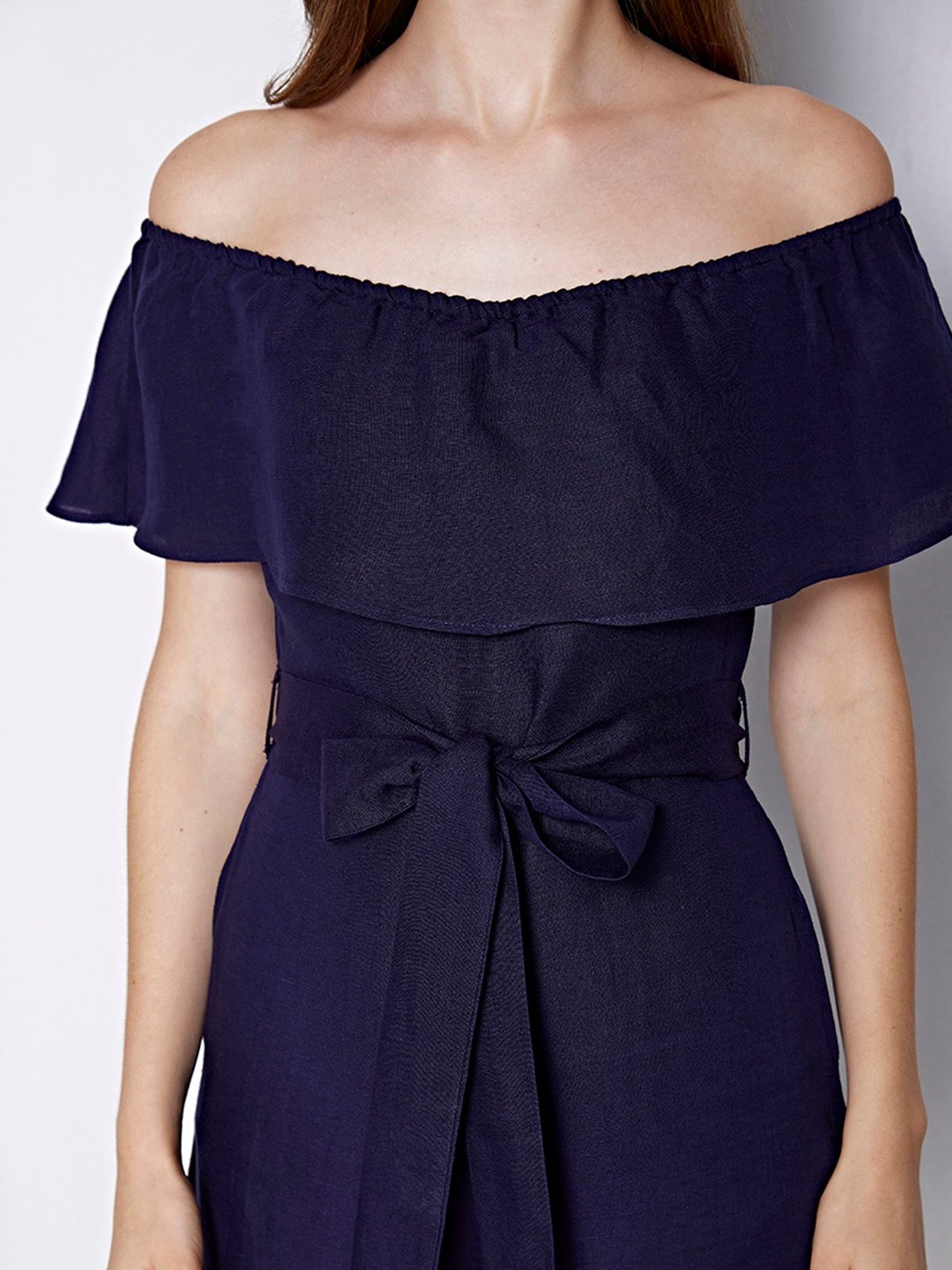 Belle Fille Blue Floral Print Playsuit