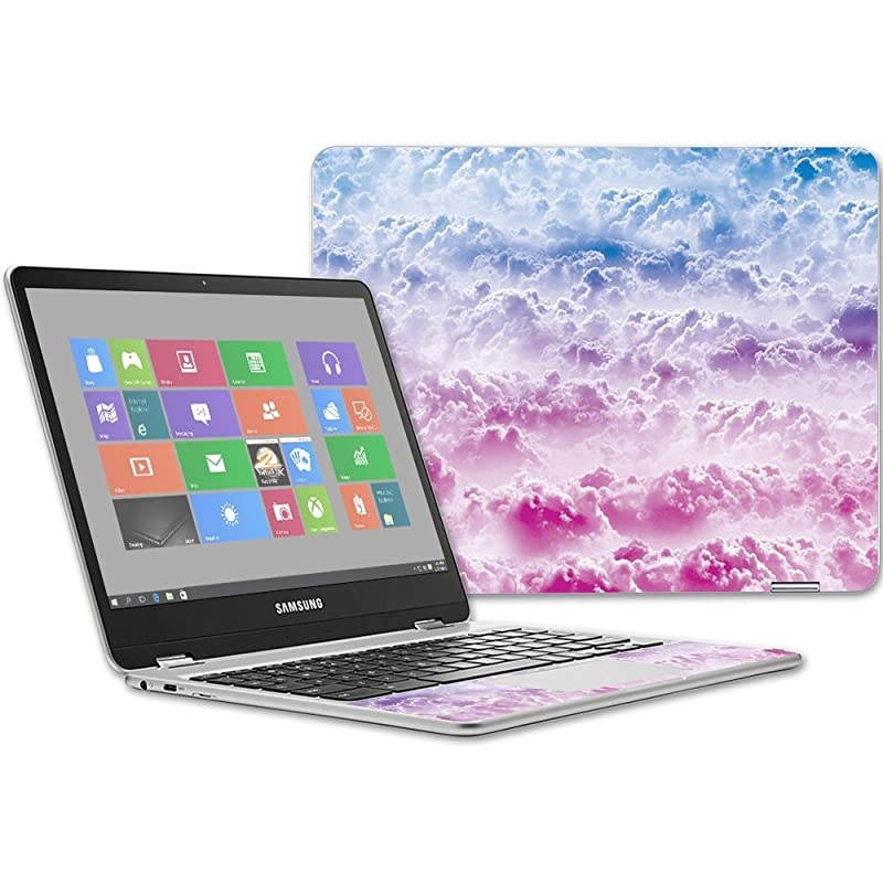 Skin Compatible with Samsung Chromebook Plus 12.3"(2017 - Solid Burgundy | Protective, Durable, and Unique Vinyl wrap Cover | Easy to Apply, Remove, and Change Styles | Made in The USA