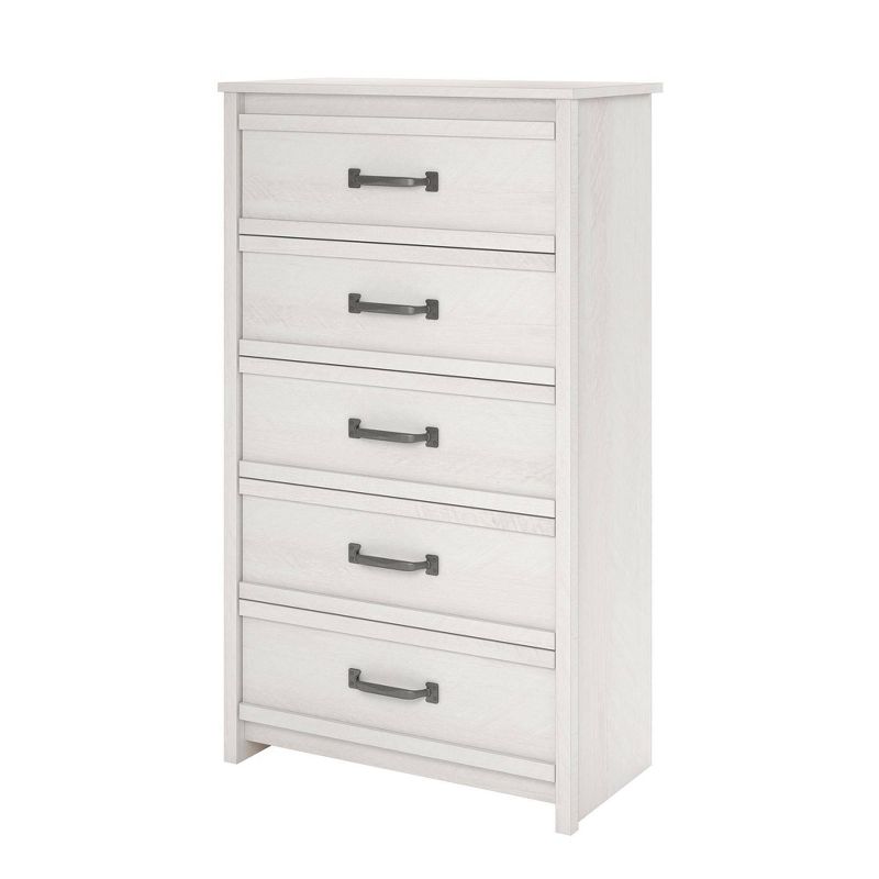 5 Drawer Alden Dresser Ivory Oak - Room & Joy