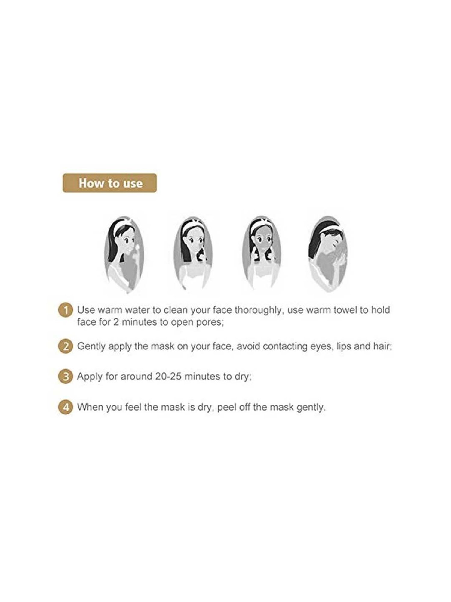 MONDSUB Gold Collagen Peel Off Facial Mask (Pack of 2) - 120 ml