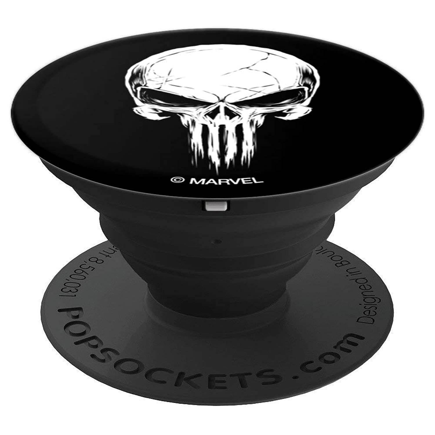 Marvel The Punisher Distressed Skull Logo PopSockets Grip and Stand for Phones and Tablets
