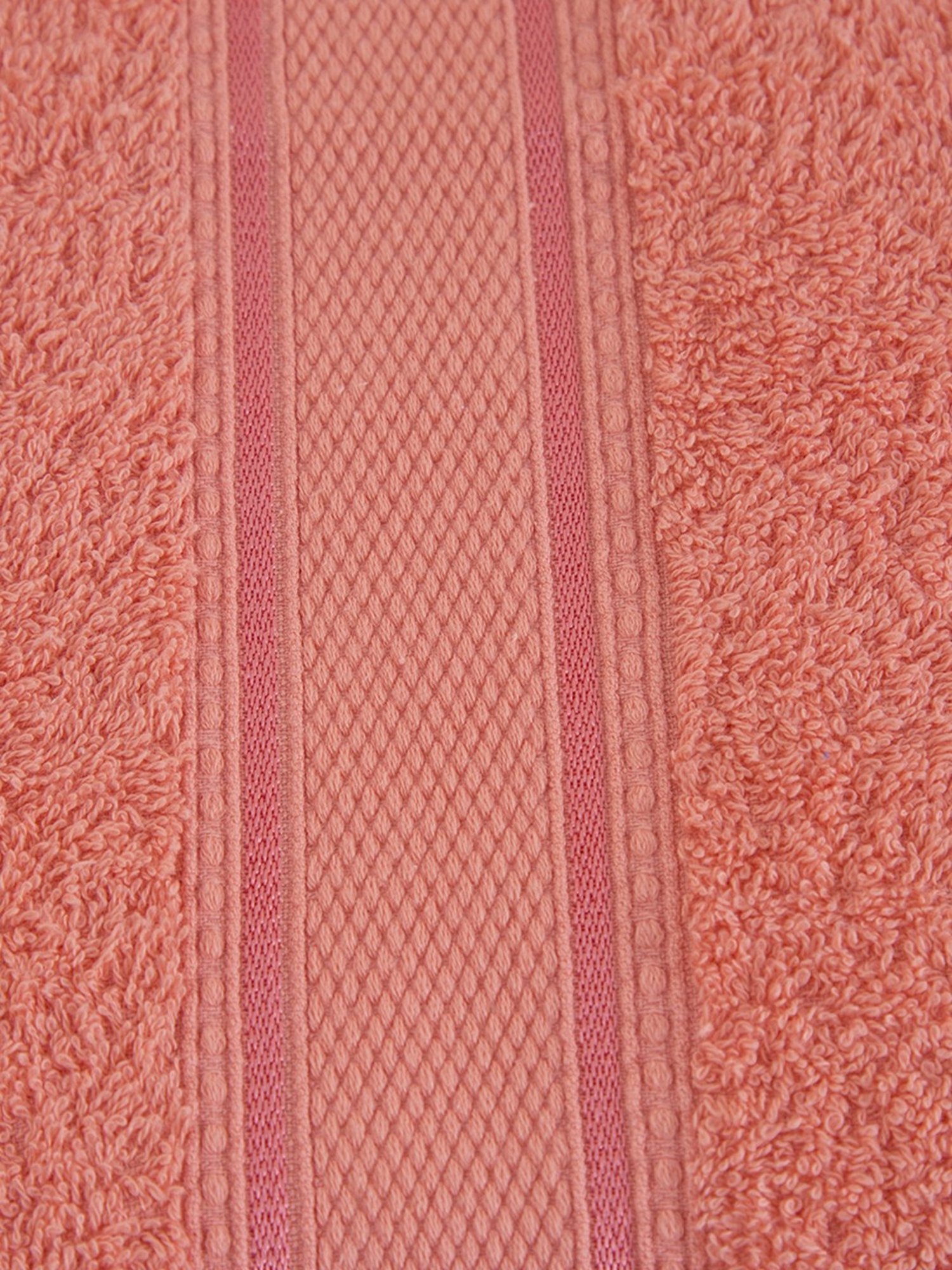 Inhouse Eddie Orange Solid 450GSM Cotton Medium Towel Set by maspar