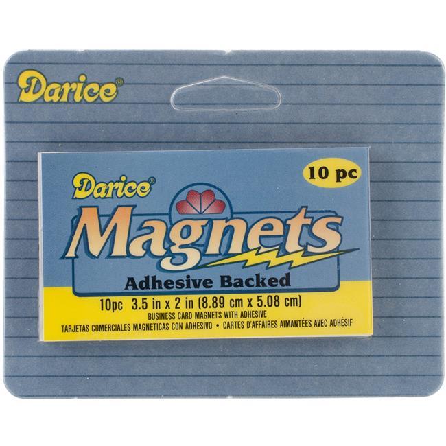 Sticky Back Magnet Sheet 2"X3.5" 10/Pkg-