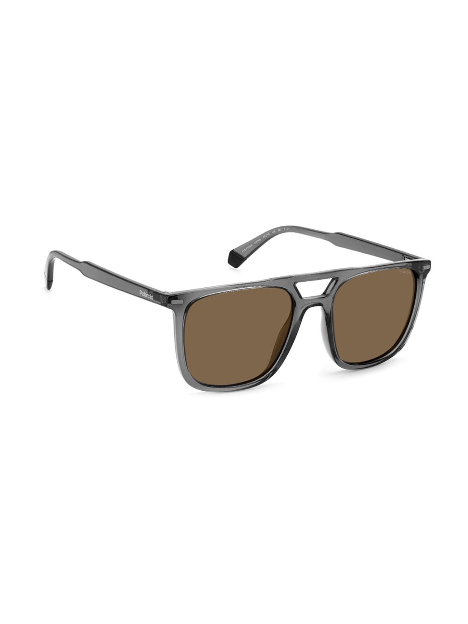Polaroid Brown Rectangular Sunglasses for Men