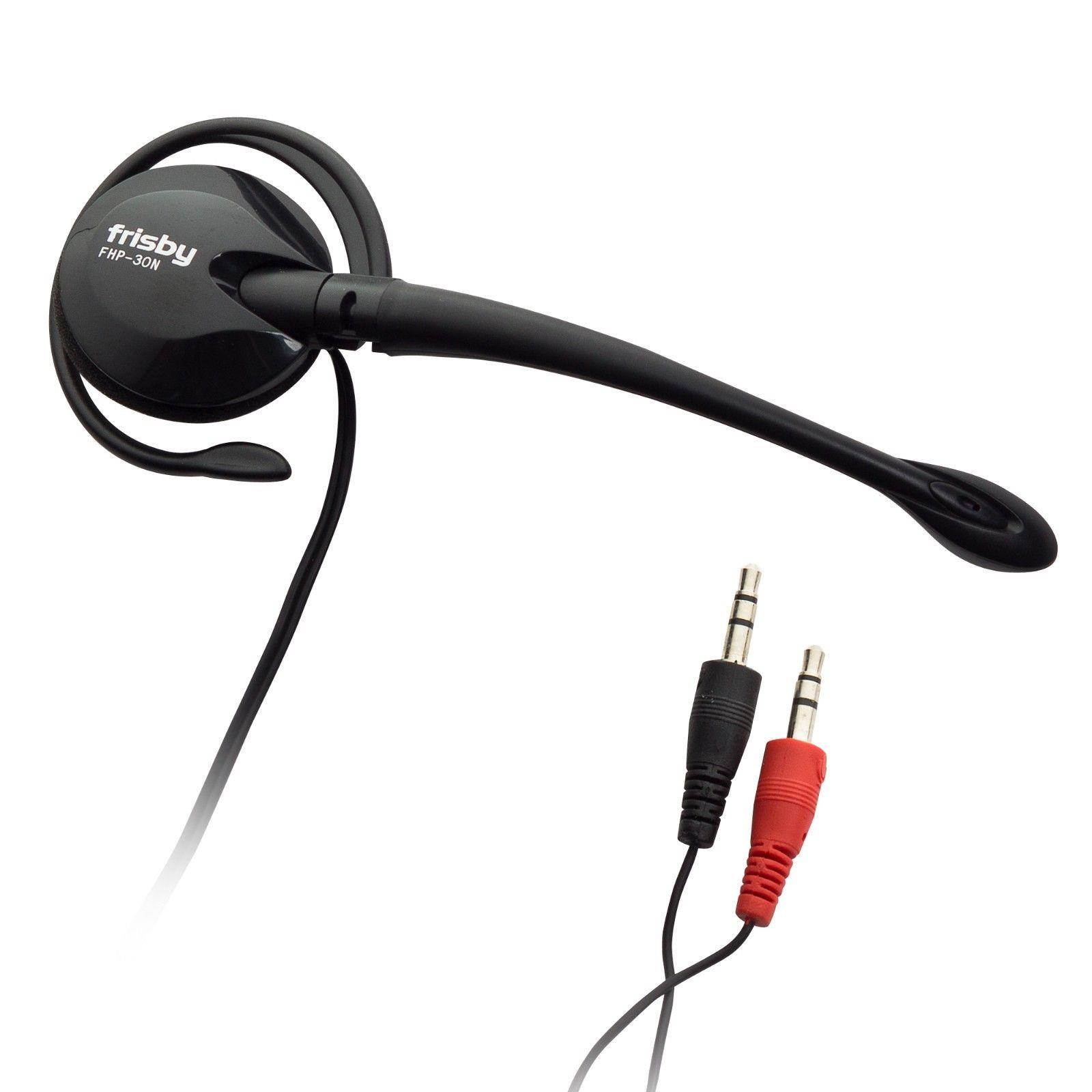 Frisby Light Weight Headphone with Noise Isolating Microphone for PC Computer