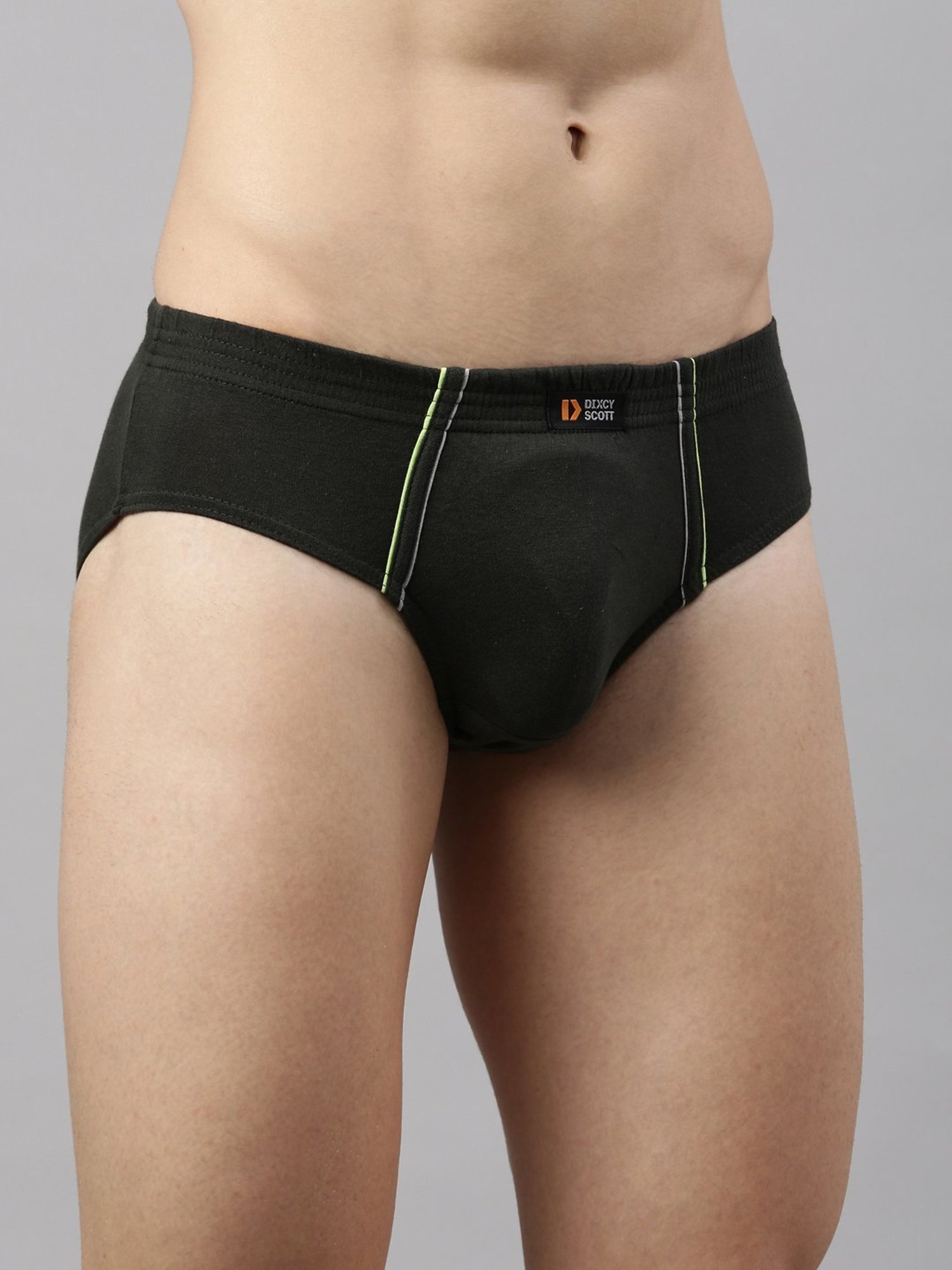 Dixcy Scott Originals Olive Cotton Regular Fit Brief