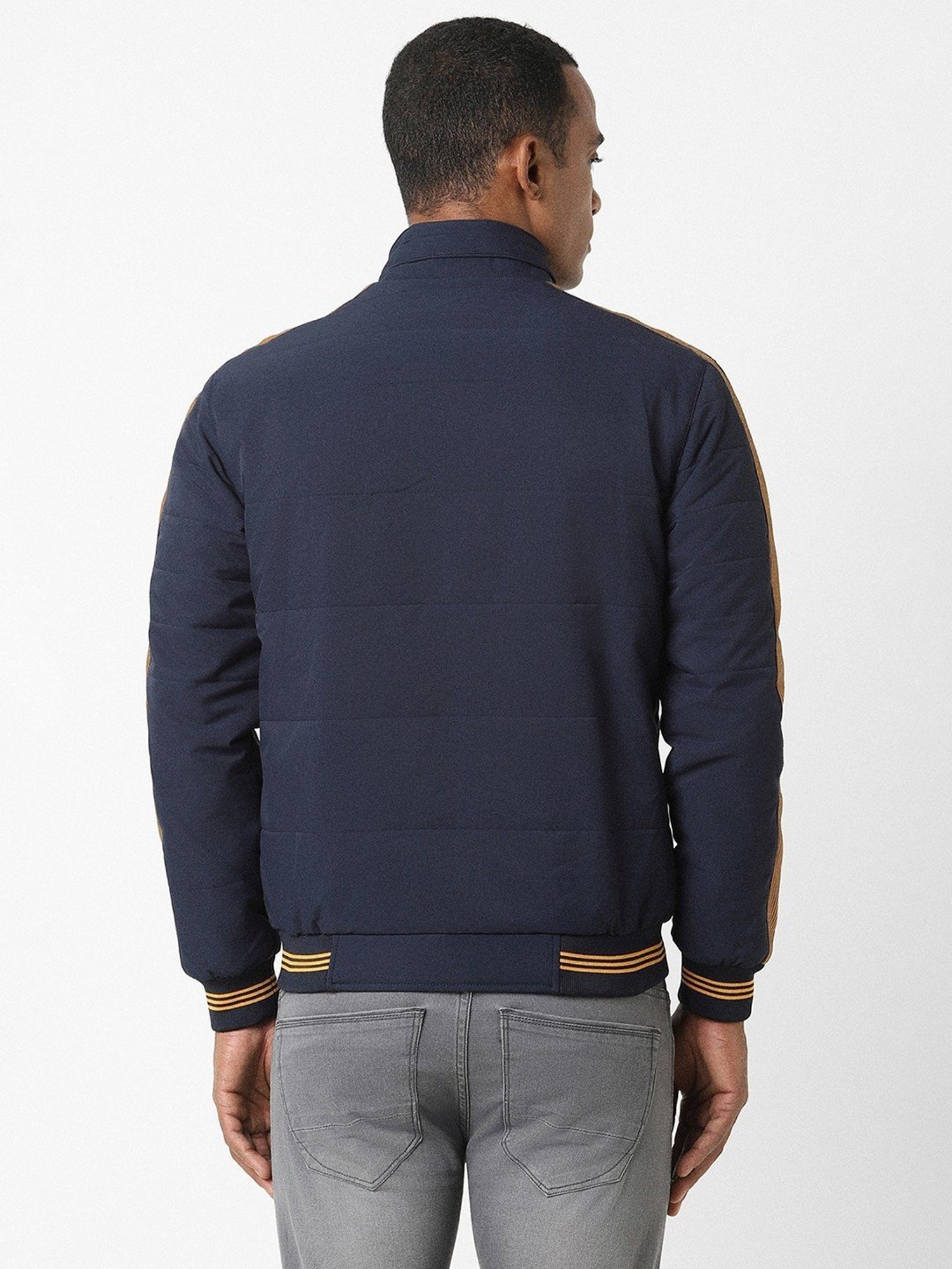 Hummel Grey Regular Fit Bomber Jacket