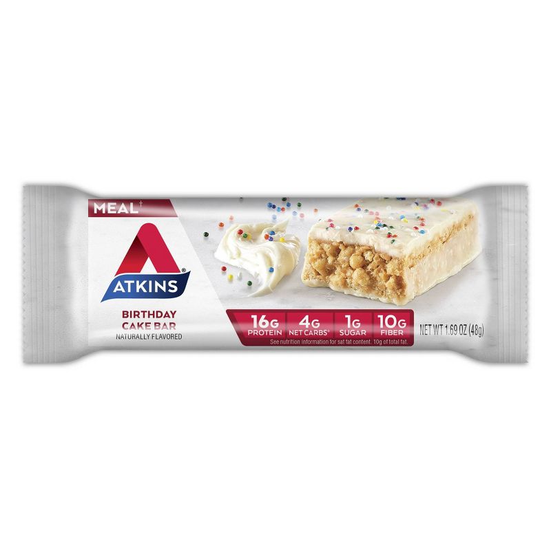 Atkins Birthday Cake Meal Bar - 5ct