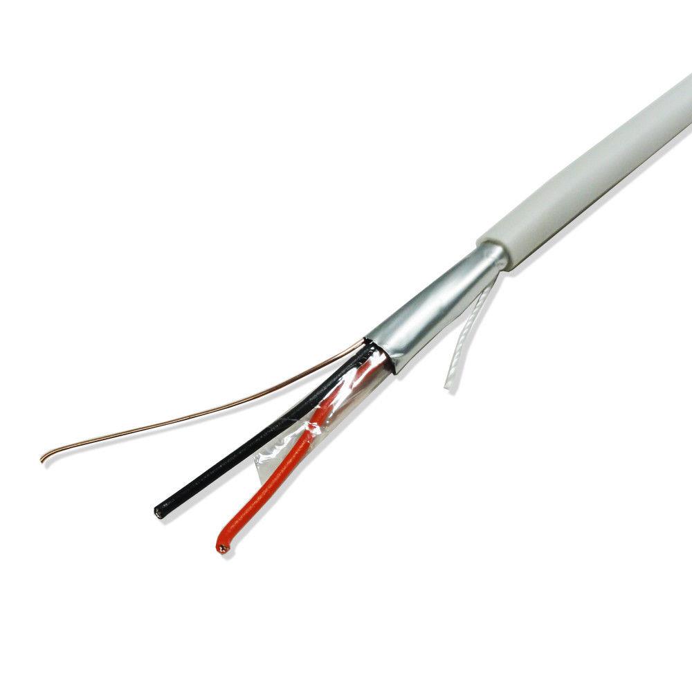 500FT FIRE / SECURITY BURGLAR STATION  18/2 SHIELDED ALARM WIRE CABLE STRANDED
