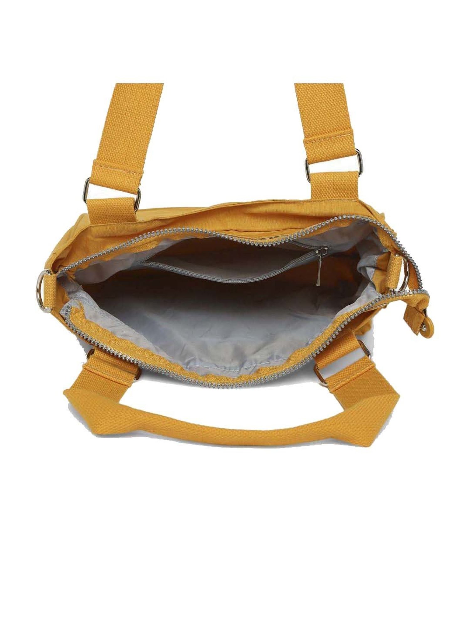 Baomi Yellow Solid Medium Shoulder Bag