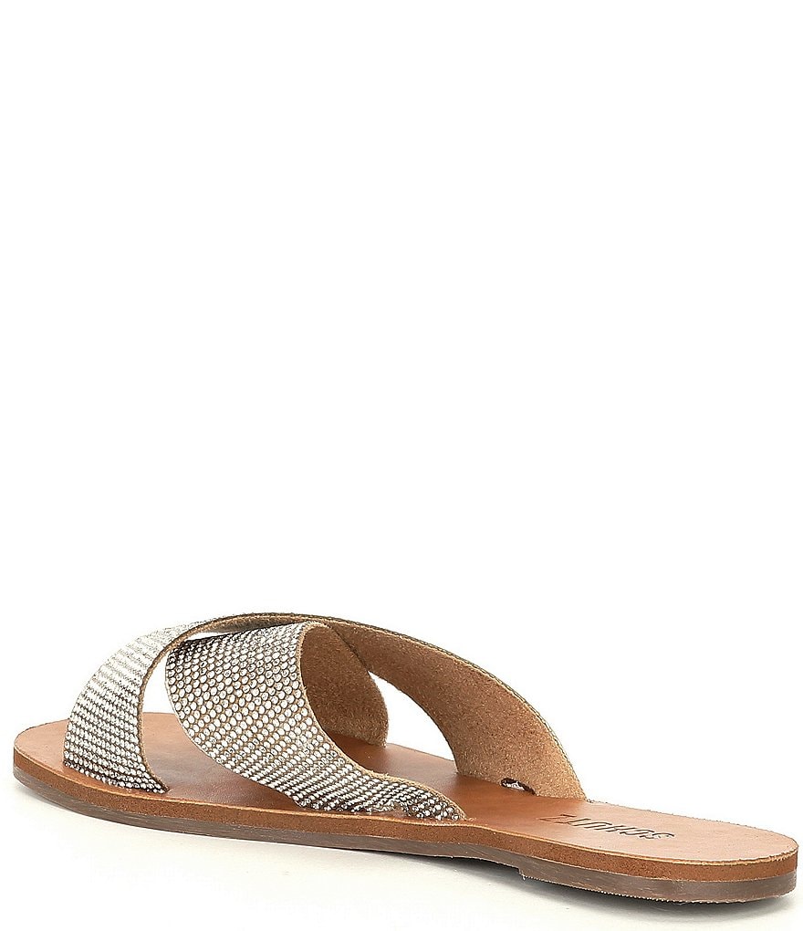 Schutz Crystalle Banded Crystal Embellished Sandals