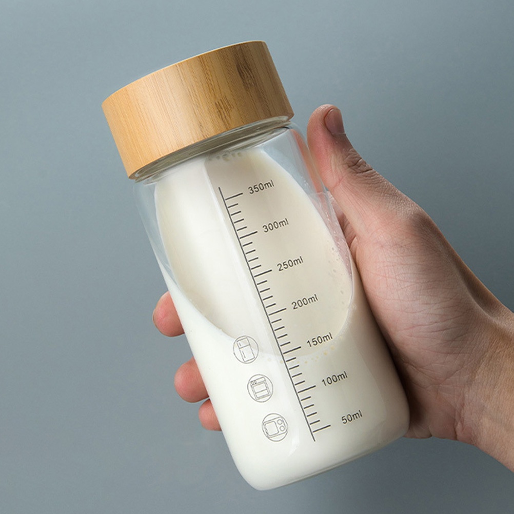 1pc Water Bottle Glass Coffee Bottle Milk Bottle Glass Cup for Office Hotel Cafe Home