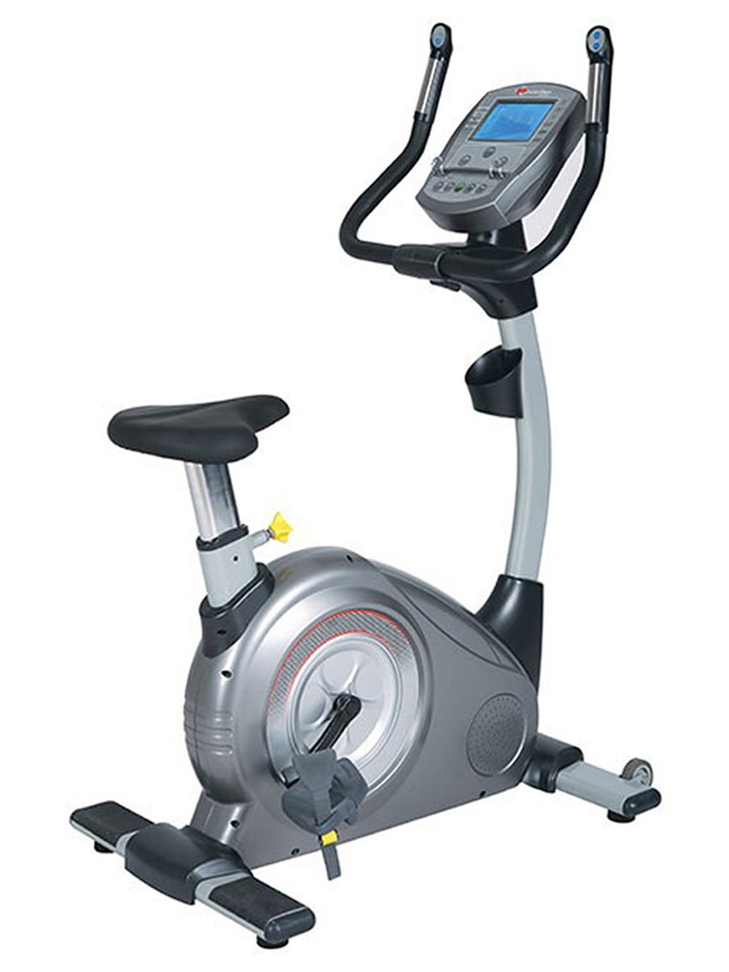 PowerMax Fitness BU-2000C Upright Bike (Grey)