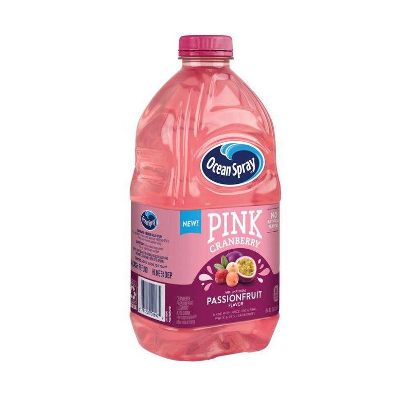 Ocean Spray Pink Cranberry Passionfruit Juice Blend - 64 fl oz Bottle
