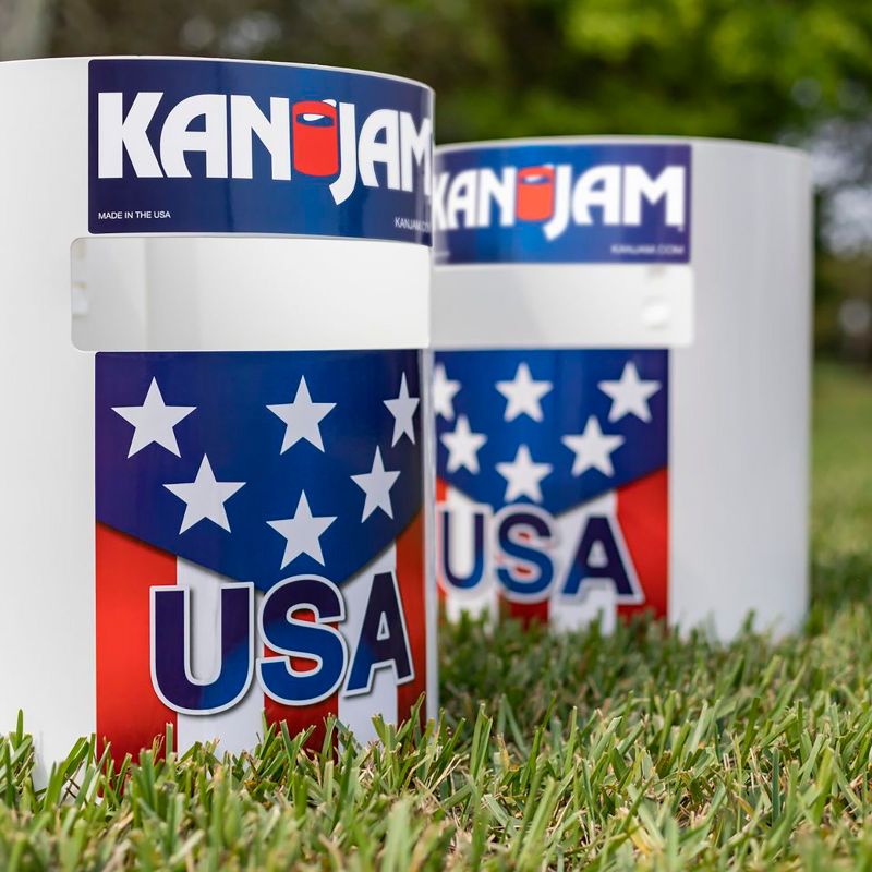 Kan Jam Portable Multiplayer Disc Slam Outdoor Game with 2 Targets, 1 Disc, Goals and Instructions
