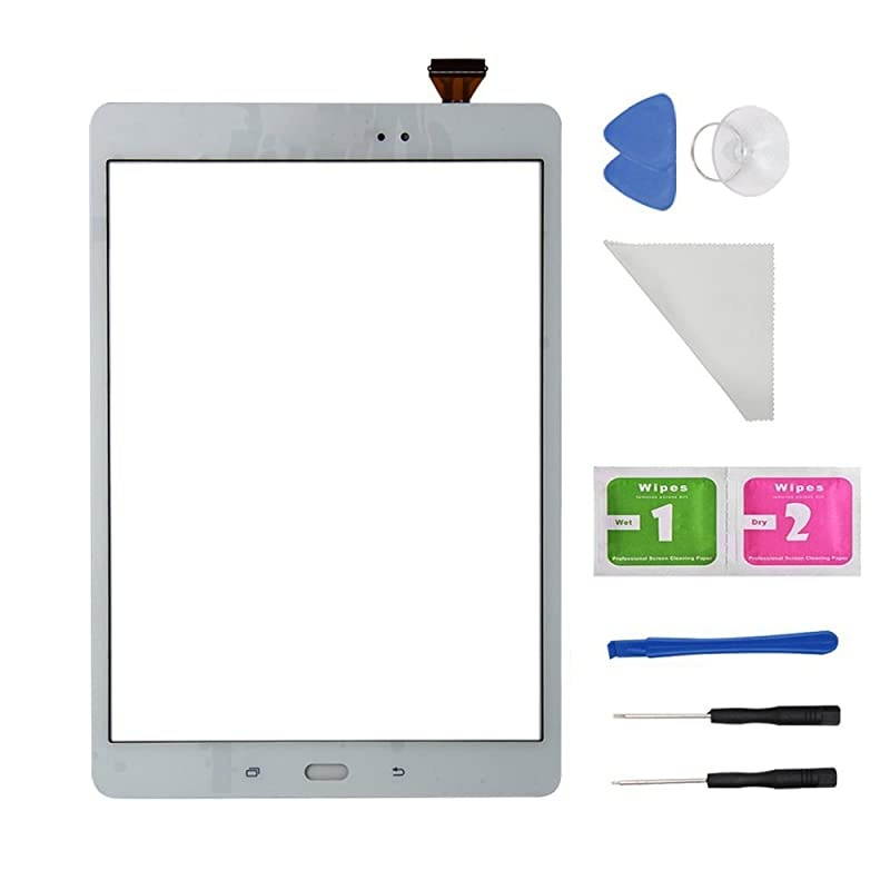 Touch Screen Digitizer Glass For Samsung Galaxy Tab A9.7 SM-T550 T550 T551 T555 (Not Include LCD) With Adhesive and Tools