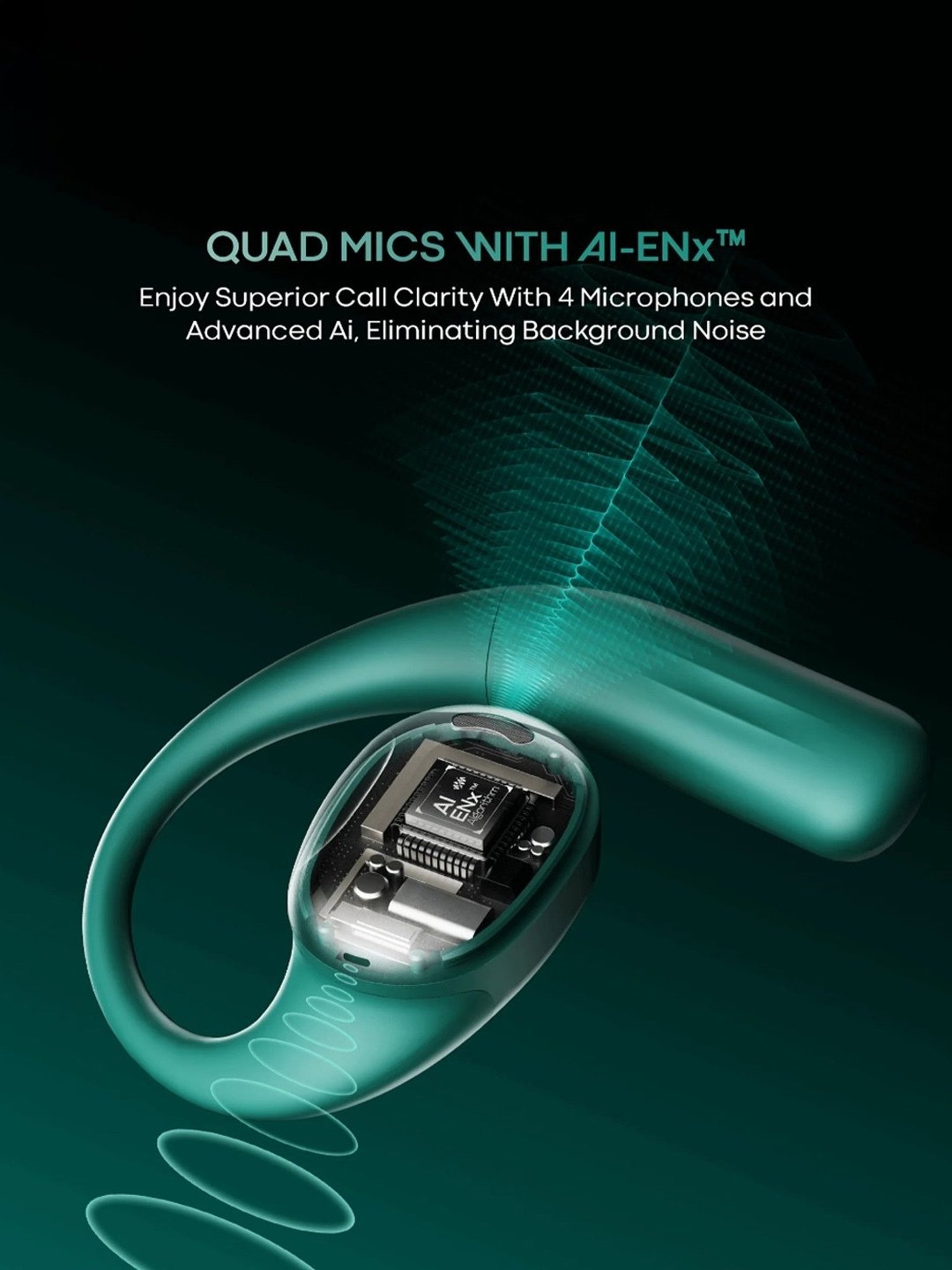 Boat Airdopes ProGear In Ear Bluetooth Earbuds with with 100 Hours Playback (Green)