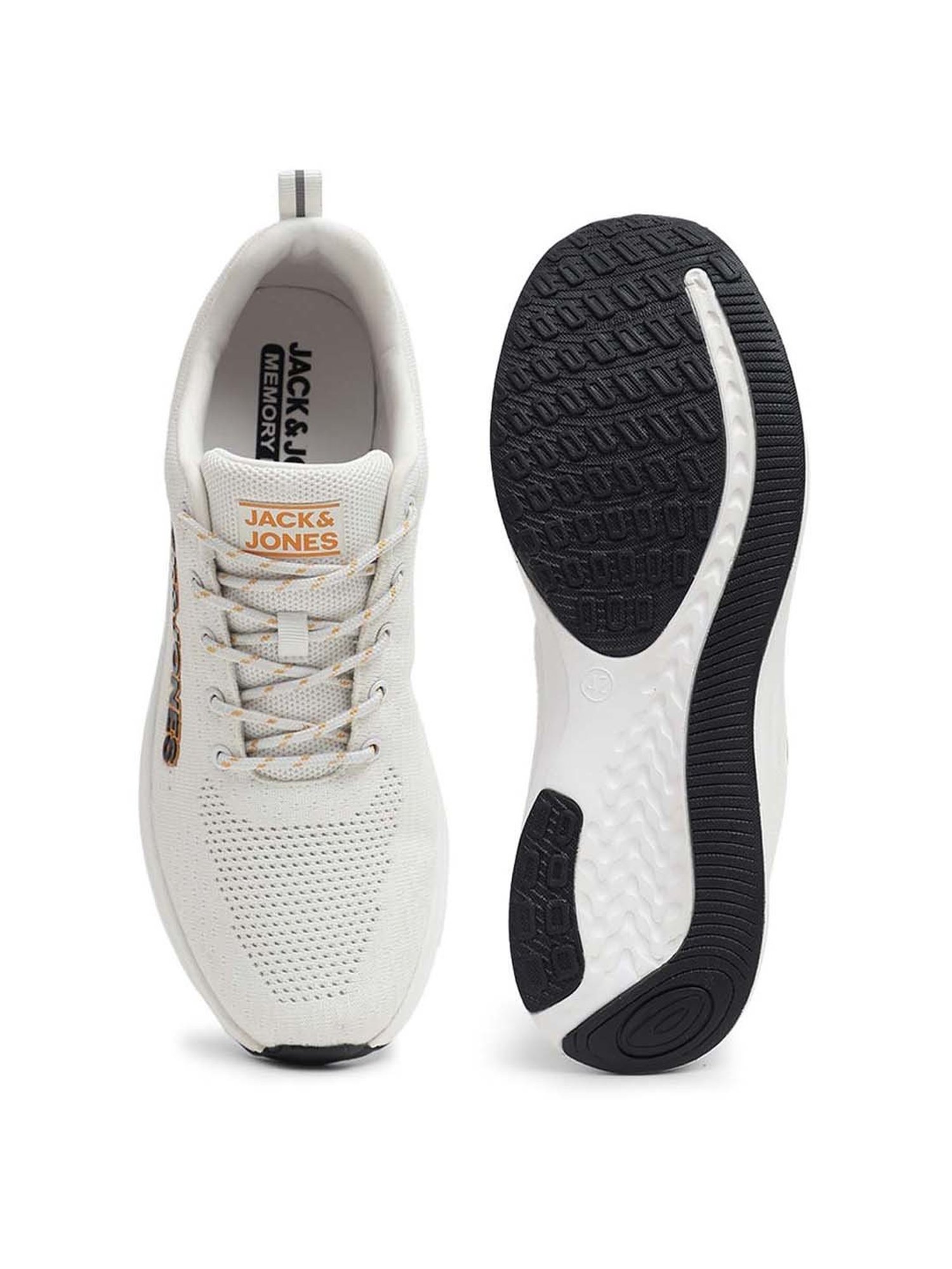 Jack & Jones Men's Bright White Casual Sneakers