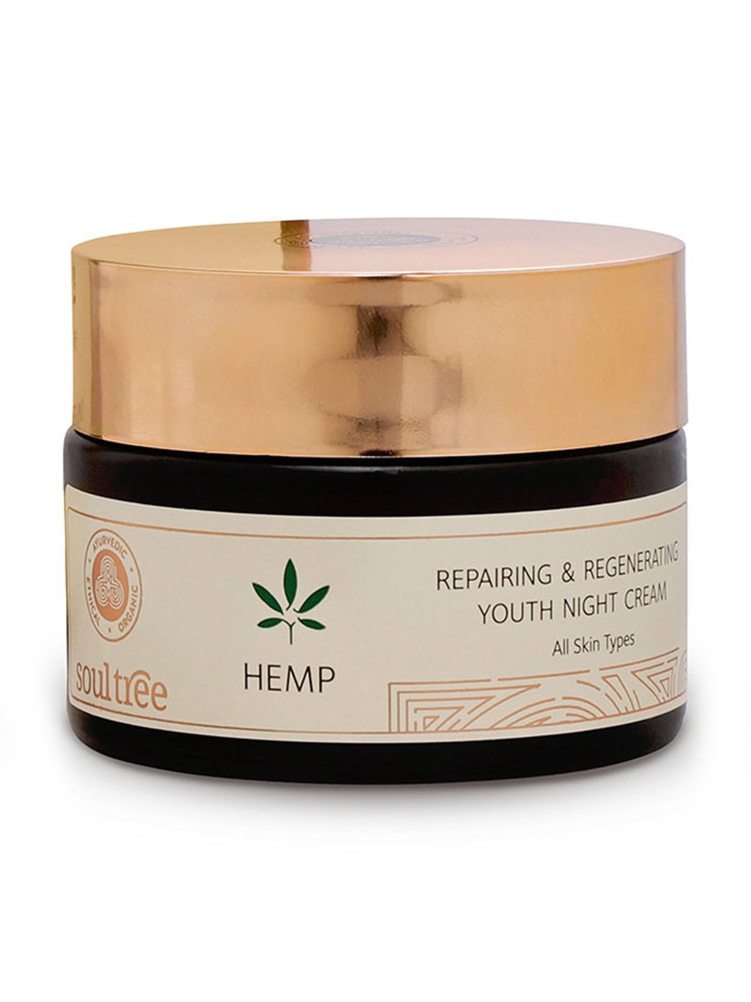 Soultree Hemp Repairing & Regenerating Youth Night Cream - 50 gm